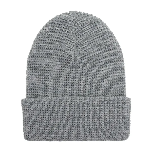 YP Classics Waffle Cuffed Knit Beanie... from ASI 84358 S&S Activewear