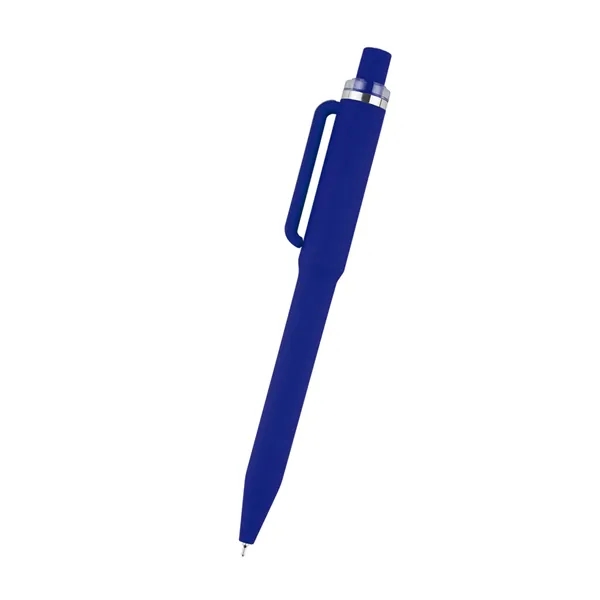 rABS constructed plunger action pen with smooth rubberized finish.... from ASI 61125 Hit Promotional Products / Hit®