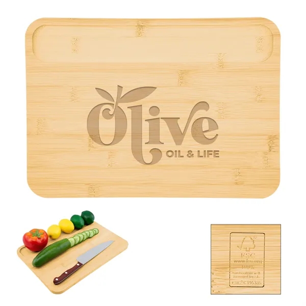 9.75" x 13.75" bamboo cutting board.... from ASI 61125 Hit Promotional Products / Hit®