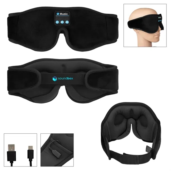 Sleep mask with built-in wireless speakers.... from ASI 61125 Hit Promotional Products / Hit®