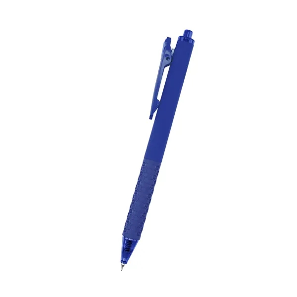 Click-action gel pen with unique grip design.... from ASI 61125 Hit Promotional Products / Hit®