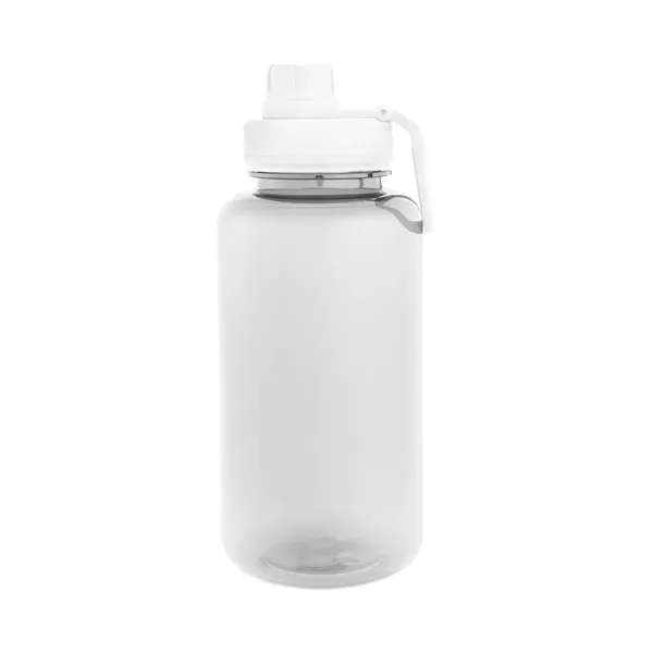 34 oz. rPET bottle with screw-on, spill-resistant flip-top sip through lid... from ASI 61125 Hit Promotional Products / Hit®