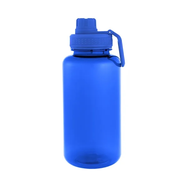 34 oz. rPET bottle with screw-on, spill-resistant flip-top sip through lid... from ASI 61125 Hit Promotional Products / Hit®