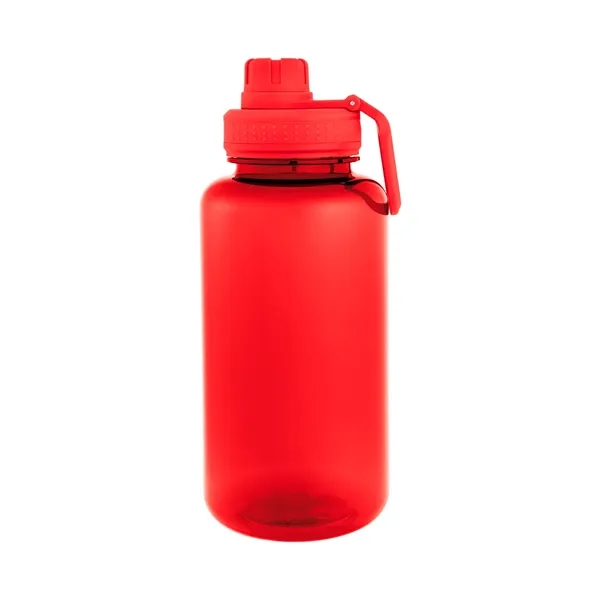 34 oz. rPET bottle with screw-on, spill-resistant flip-top sip through lid... from ASI 61125 Hit Promotional Products / Hit®
