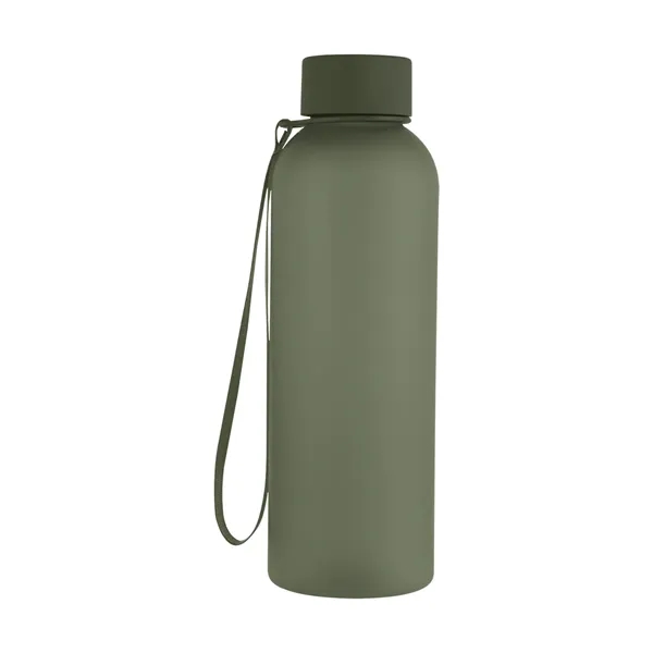 20 oz. rPET bottle with rubberized finish, wide mouth opening, screw-on... from ASI 61125 Hit Promotional Products / Hit®