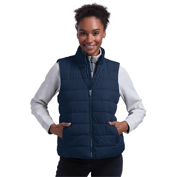 Lightweight, quilted warmth in a clean-lined, water-resistant vest designed for layering,... from ASI 44620 Charles River Apparel
