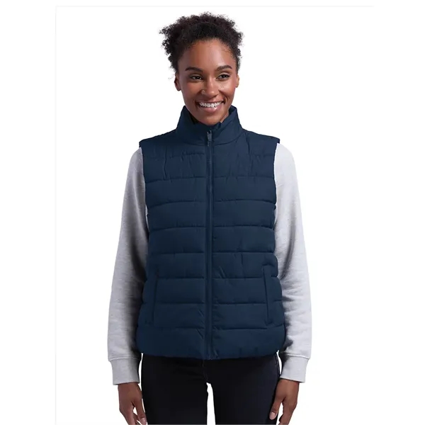 Lightweight, quilted warmth in a clean-lined, water-resistant vest designed for layering,... from ASI 44620 Charles River Apparel