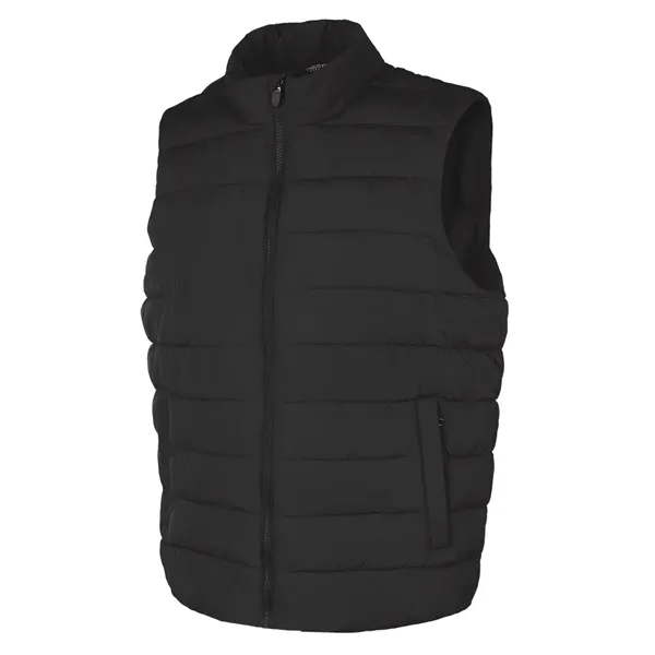 A sleek, insulated vest with water resistance, recycled fill, and a... from ASI 44620 Charles River Apparel