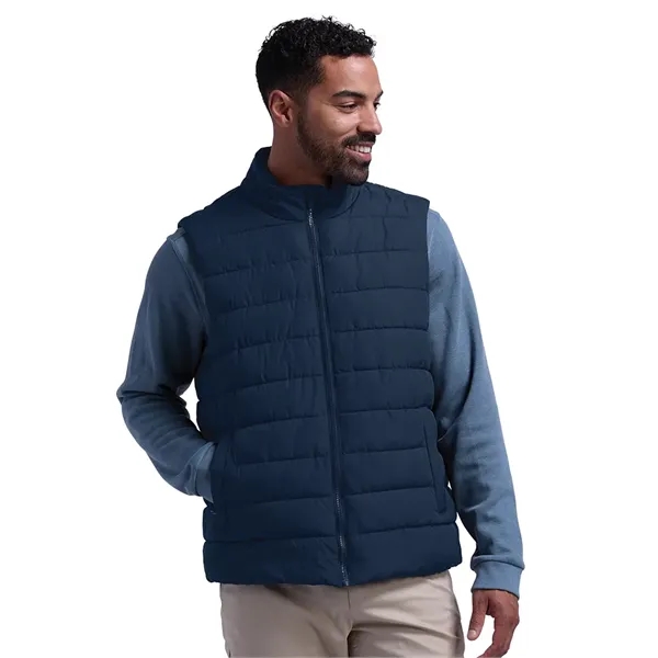 A sleek, insulated vest with water resistance, recycled fill, and a... from ASI 44620 Charles River Apparel