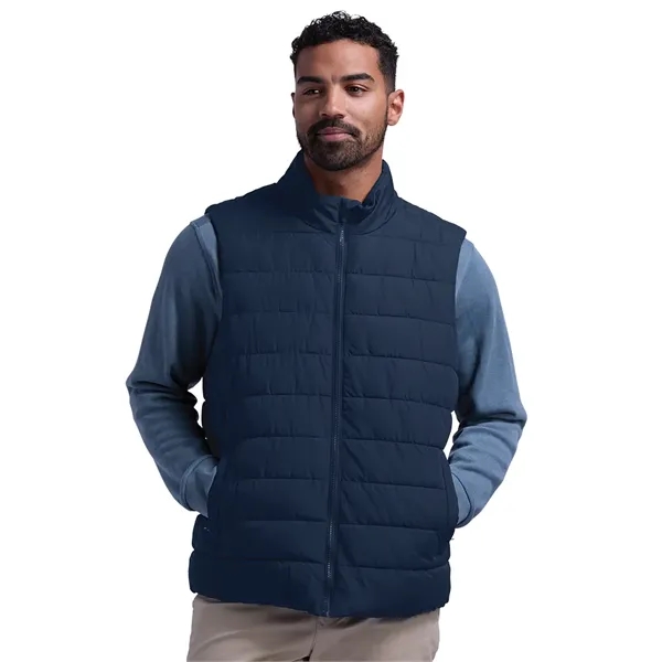 A sleek, insulated vest with water resistance, recycled fill, and a... from ASI 44620 Charles River Apparel
