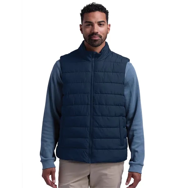 A sleek, insulated vest with water resistance, recycled fill, and a... from ASI 44620 Charles River Apparel
