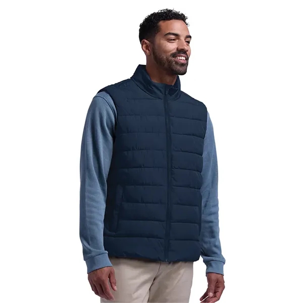 A sleek, insulated vest with water resistance, recycled fill, and a... from ASI 44620 Charles River Apparel
