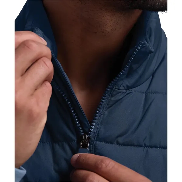 A sleek, insulated vest with water resistance, recycled fill, and a... from ASI 44620 Charles River Apparel