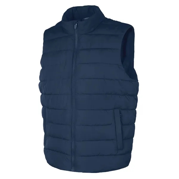 A sleek, insulated vest with water resistance, recycled fill, and a... from ASI 44620 Charles River Apparel