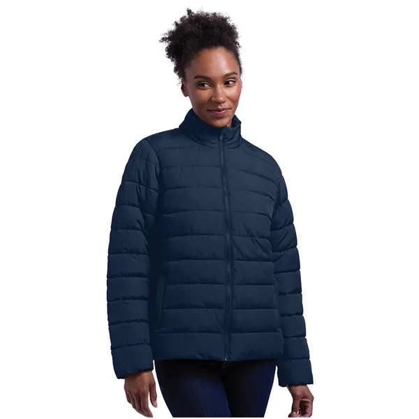 Matte-finish warmth with recycled fill in a clean, everyday jacket that... from ASI 44620 Charles River Apparel