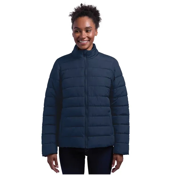 Matte-finish warmth with recycled fill in a clean, everyday jacket that... from ASI 44620 Charles River Apparel