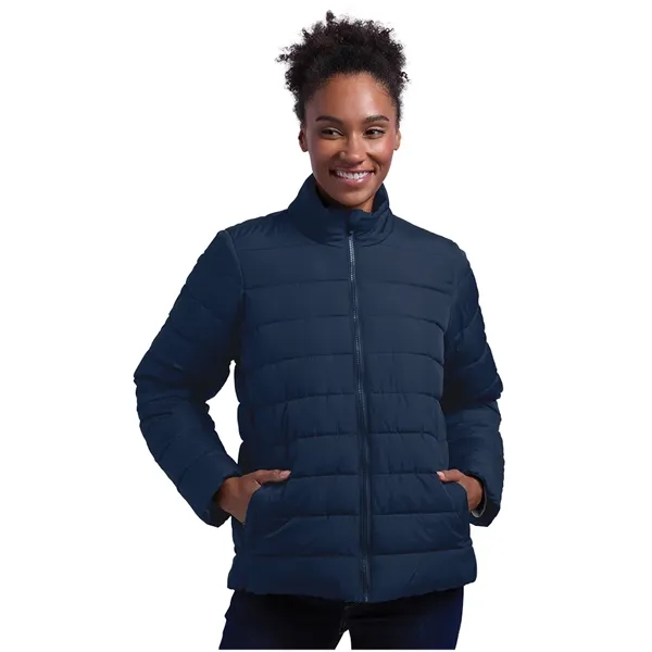 Matte-finish warmth with recycled fill in a clean, everyday jacket that... from ASI 44620 Charles River Apparel