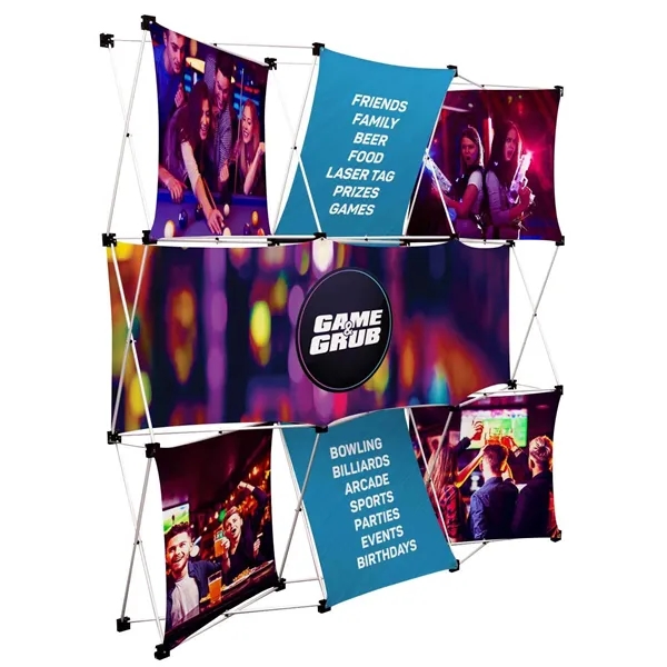 GeoMetrix Four-Corner Kit - includes a 9-quad square frame, four C... from ASI 87188 Showdown Displays