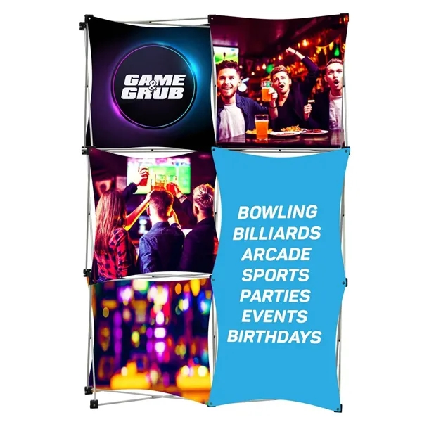 GeoMetrix Double Stack Kit - includes a 6-quad double stack frame,... from ASI 87188 Showdown Displays