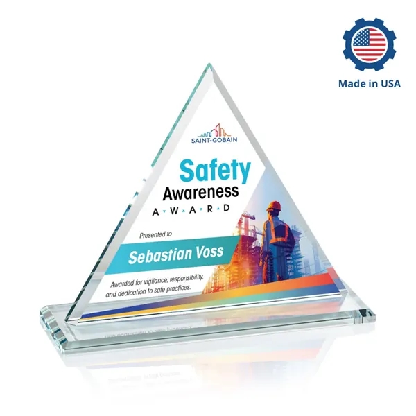 Our extraordinary Starfire triangle VividPrint™ award is combined with an optical... from ASI 84592 St Regis Group / St Regis