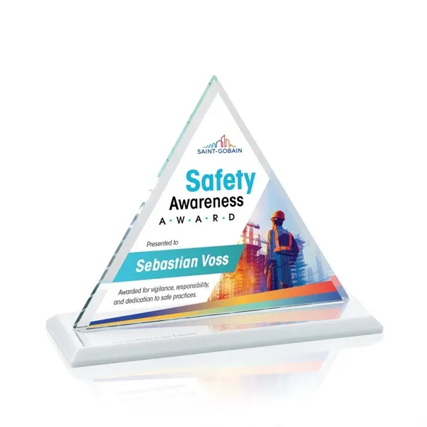 Our extraordinary Starfire triangle VividPrint™ award is combined with an optical... from ASI 84592 St Regis Group / St Regis