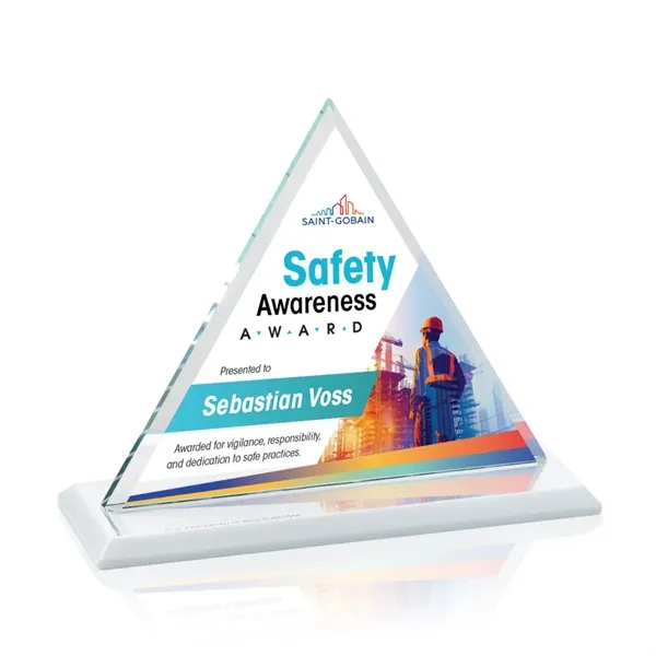 Our extraordinary Starfire triangle VividPrint™ award is combined with an optical... from ASI 84592 St Regis Group / St Regis