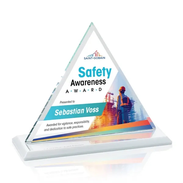 Our extraordinary Starfire triangle VividPrint™ award is combined with an optical... from ASI 84592 St Regis Group / St Regis