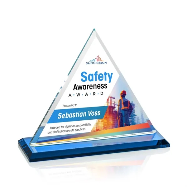 Our extraordinary Starfire triangle VividPrint™ award is combined with an optical... from ASI 84592 St Regis Group / St Regis