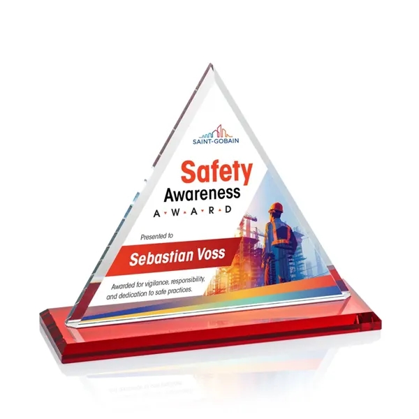 Our extraordinary Starfire triangle VividPrint™ award is combined with an optical... from ASI 84592 St Regis Group / St Regis