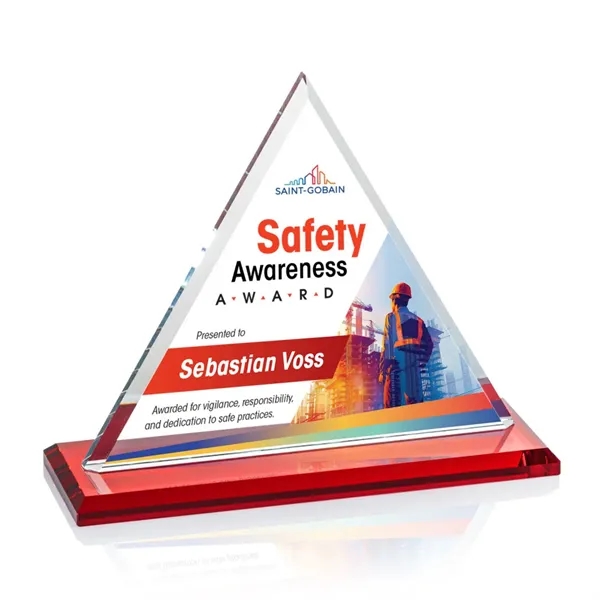 Our extraordinary Starfire triangle VividPrint™ award is combined with an optical... from ASI 84592 St Regis Group / St Regis