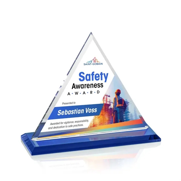 Our extraordinary Starfire triangle VividPrint™ award is combined with an optical... from ASI 84592 St Regis Group / St Regis