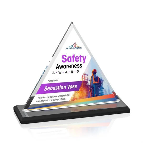 Our extraordinary Starfire triangle VividPrint™ award is combined with an optical... from ASI 84592 St Regis Group / St Regis