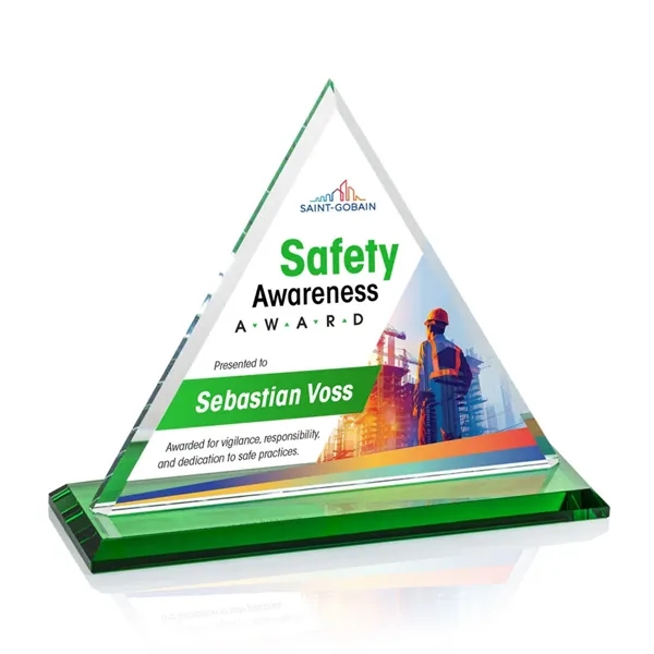 Our extraordinary Starfire triangle VividPrint™ award is combined with an optical... from ASI 84592 St Regis Group / St Regis