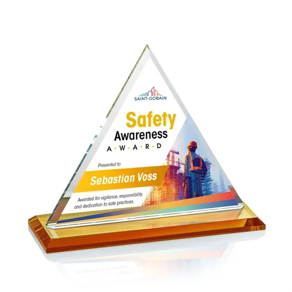 Our extraordinary Starfire triangle VividPrint™ award is combined with an optical... from ASI 84592 St Regis Group / St Regis