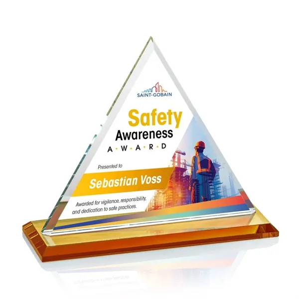 Our extraordinary Starfire triangle VividPrint™ award is combined with an optical... from ASI 84592 St Regis Group / St Regis