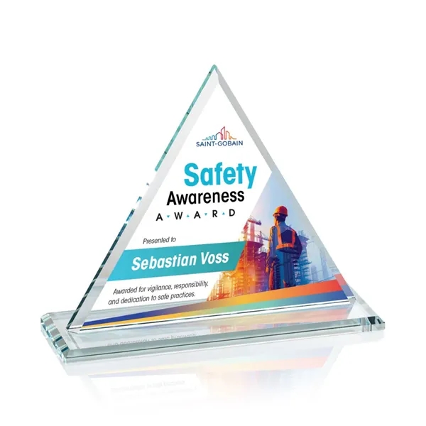 Our extraordinary Starfire triangle VividPrint™ award is combined with an optical... from ASI 84592 St Regis Group / St Regis