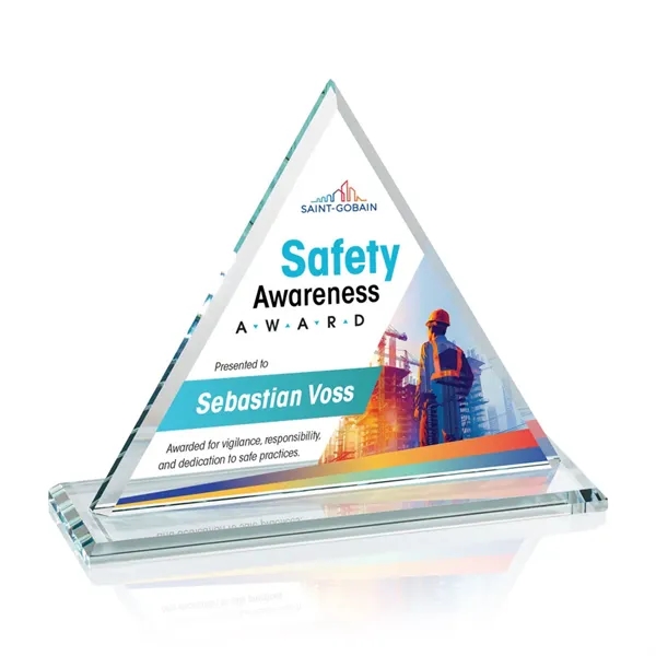 Our extraordinary Starfire triangle VividPrint™ award is combined with an optical... from ASI 84592 St Regis Group / St Regis