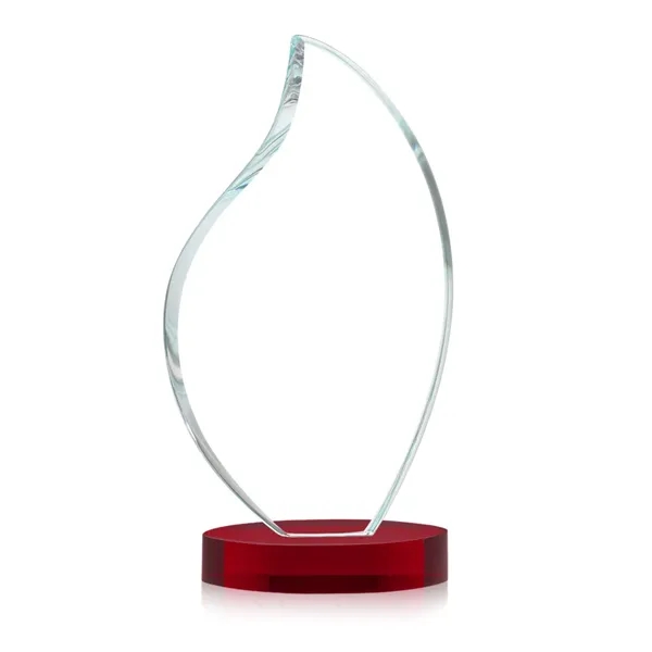 This classic award features a 3/4" thick Starfire Crystal VividPrint™ Flame... from ASI 84592 St Regis Group / St Regis