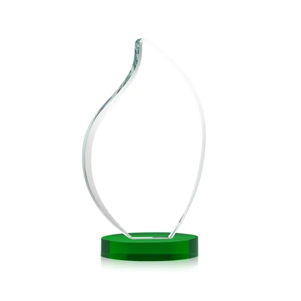 This classic award features a 3/4" thick Starfire Crystal VividPrint™ Flame... from ASI 84592 St Regis Group / St Regis