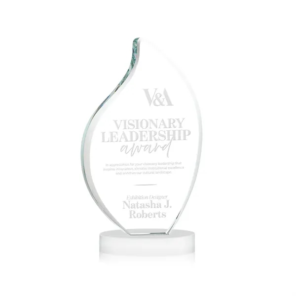 This classic award features a 3/4" thick Starfire Crystal Flame with... from ASI 84592 St Regis Group / St Regis