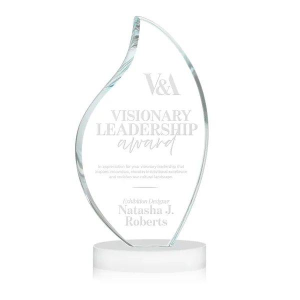 This classic award features a 3/4" thick Starfire Crystal Flame with... from ASI 84592 St Regis Group / St Regis