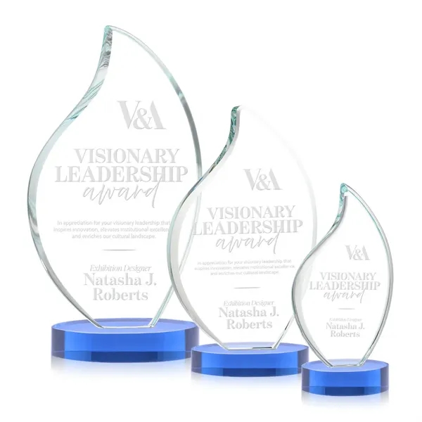 This classic award features a 3/4" thick Starfire Crystal Flame with... from ASI 84592 St Regis Group / St Regis