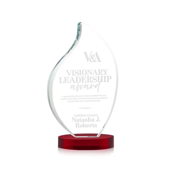 This classic award features a 3/4" thick Starfire Crystal Flame with... from ASI 84592 St Regis Group / St Regis