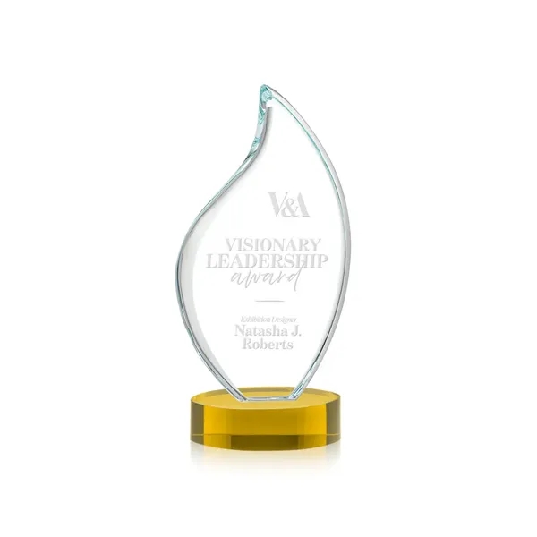 This classic award features a 3/4" thick Starfire Crystal Flame with... from ASI 84592 St Regis Group / St Regis