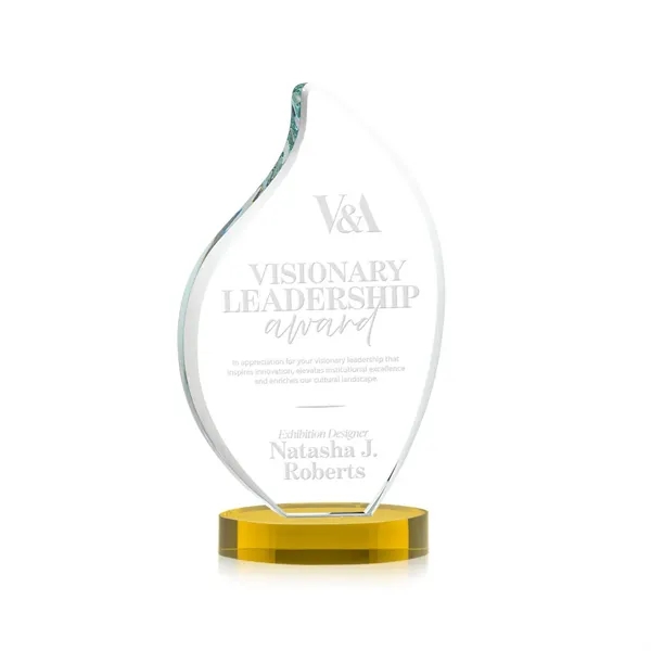 This classic award features a 3/4" thick Starfire Crystal Flame with... from ASI 84592 St Regis Group / St Regis