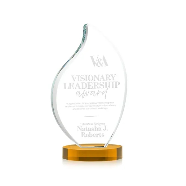 This classic award features a 3/4" thick Starfire Crystal Flame with... from ASI 84592 St Regis Group / St Regis