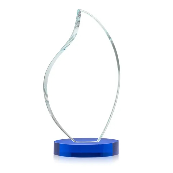 This classic award features a 3/4" thick Starfire Crystal VividPrint™ Flame... from ASI 84592 St Regis Group / St Regis