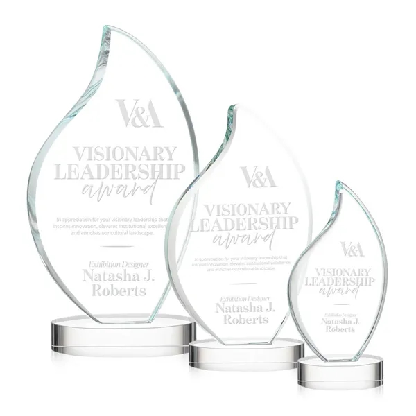 This classic award features a 3/4" thick Starfire Crystal Flame with... from ASI 84592 St Regis Group / St Regis