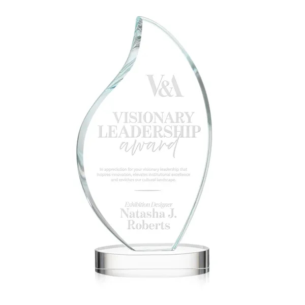 This classic award features a 3/4" thick Starfire Crystal Flame with... from ASI 84592 St Regis Group / St Regis