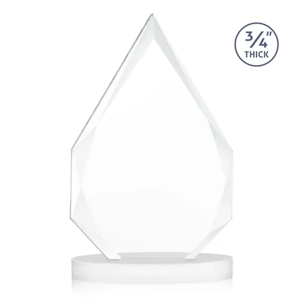 The classic Hawthorne 3/4" thick Starfire Crystal Award is the pinnacle... from ASI 84592 St Regis Group / St Regis